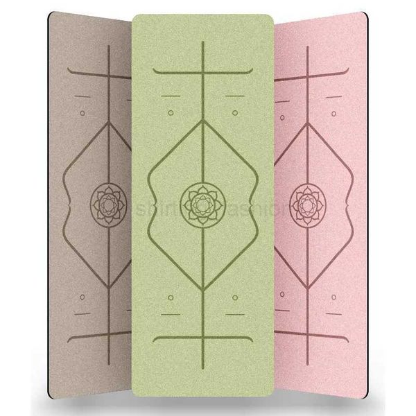 Upgraded new generation coconut fiber natural rubber luxury yoga mat sports and fitness mat customizationXJ240808