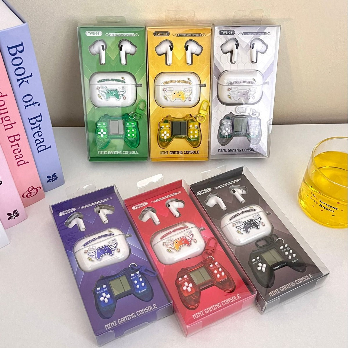 Cute Cartoon Wireless Bluetooth Earbuds for Sports & Gaming - Semi-In-Ear Design