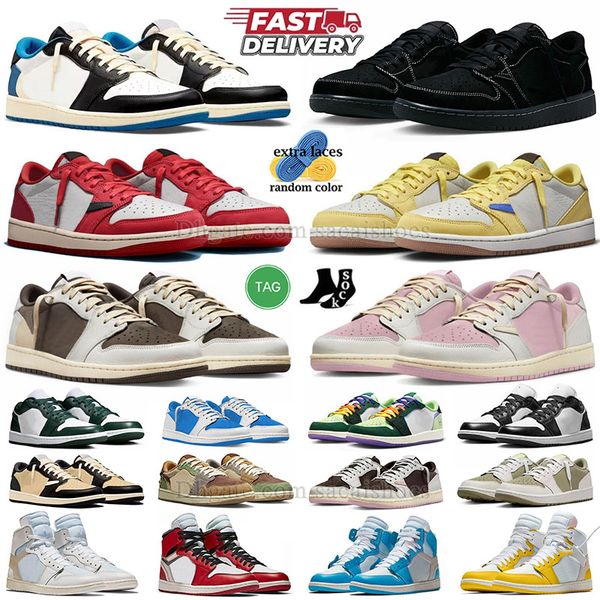 Athletic basketball shoes mens womens high university blue bred patent 1s low reverse mocah medium olive velvet brown dark mochas chicago sn