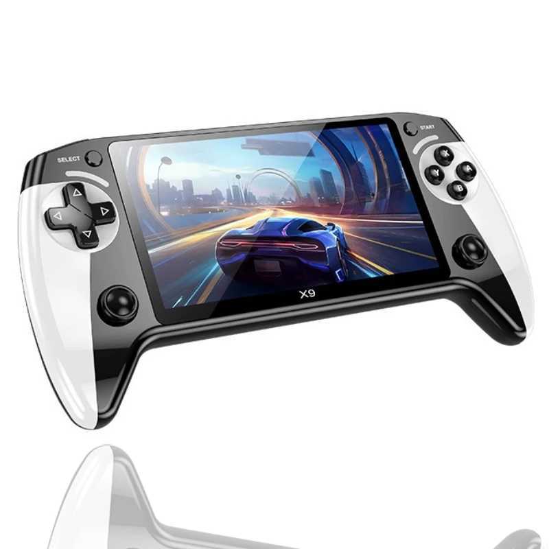 X9 Handheld Game Console With 3000Games 5.5inch Sn Retro Video Game Built in 9 Emulators Large Battery Type-C ChargingS250703