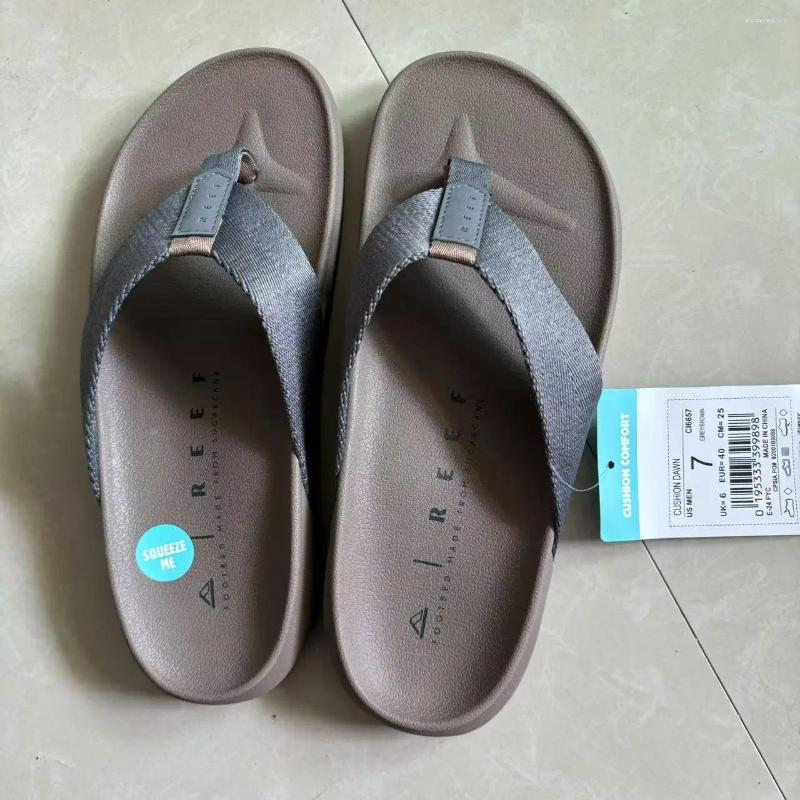 Casual Shoes Reef Men&#039;s Slip-on Sandals Flip Flop Black Brown Bermuda US Size 7-8-9-10-11-12