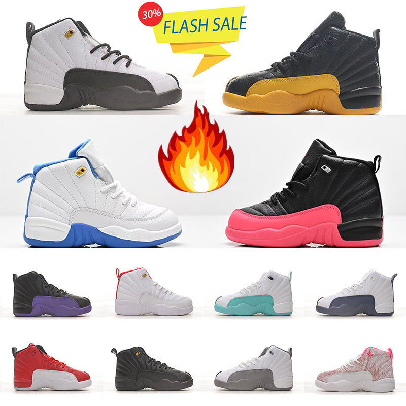 Designer Kids Shoes boys 12 Basketball shoes toddlers Infants Sneakers Children red blue Kid Toddler Baby Outdoor Sports Shoe