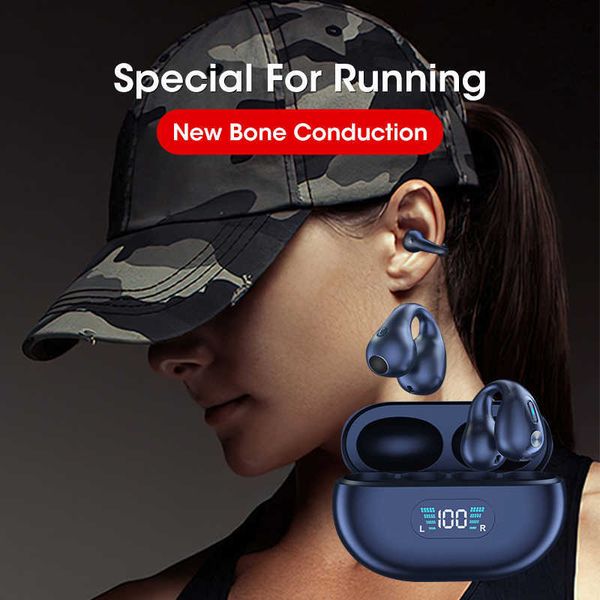 Cell Phone Earphones NEW TWS for Ambie Sound Earcuffs Ear Bone Conduction Earring Wireless Bluetooth Sport Headphones Earbuds Phones L240910
