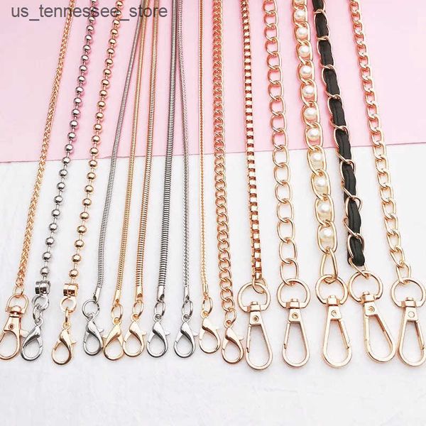 Cell Phone Straps Charms Metal Wrapped Girl Diagonal Mobile Phone Case Lanyard Hanging Chain Lobster Buckle 110cm Gold Chain Shoulder Strap