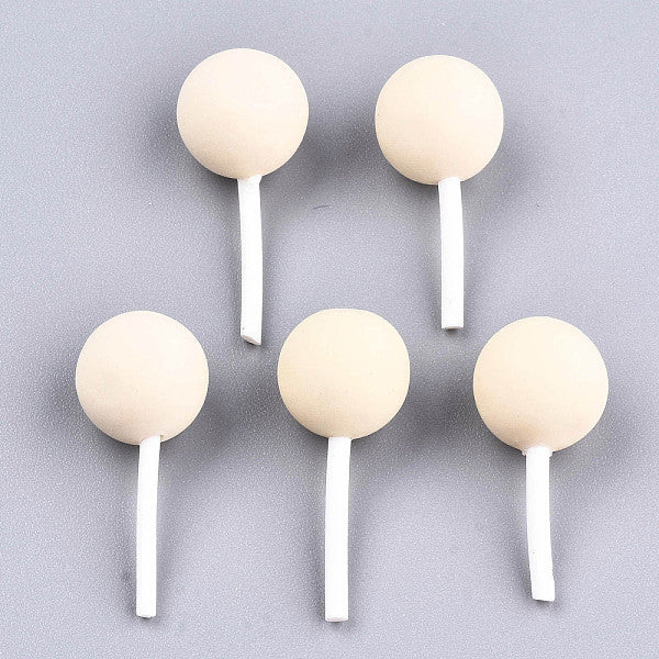 Handmade Polymer Clay 3D Lollipop Embellishments