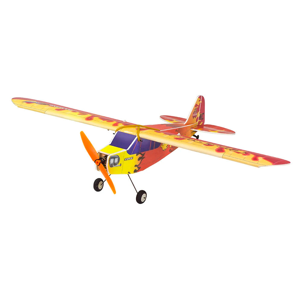 Dancing Wings Hobby E31 J3 FireBird 600mm Wingspan PP Foam RC Airplane Fixed Wing Aircraft KIT - KIT+Power Combo
