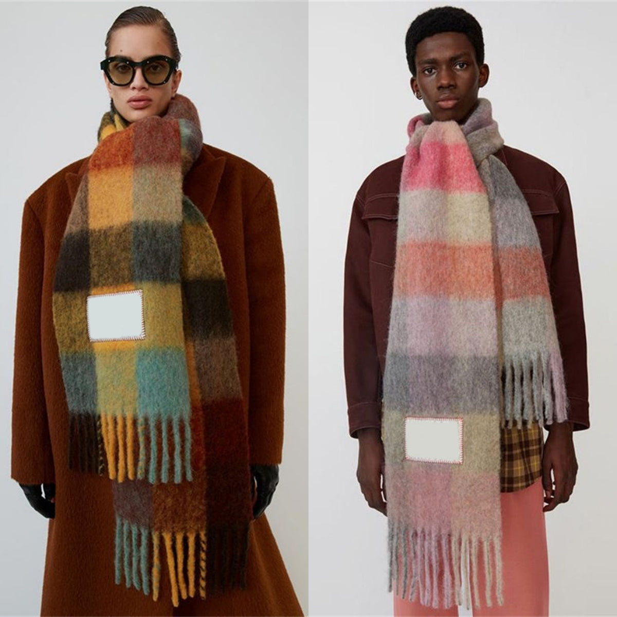 Top Quality Brand New Designer Scarf Scarf Cashmere Thick Shawl Women Winter Wram Pashmina Long Wraps Hijab With Tassel Bufanda Foulard Gifts