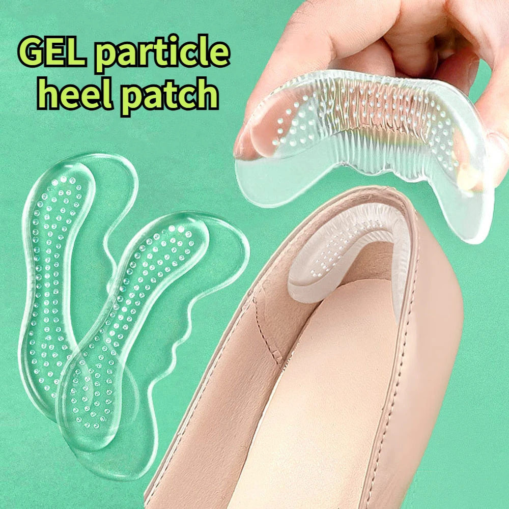Silicone Heel Protectors Quality Womens Shoes Heel Cushion Foot Care Products Non Slip Shoe Pads for High Heels Shoe Insert 250904