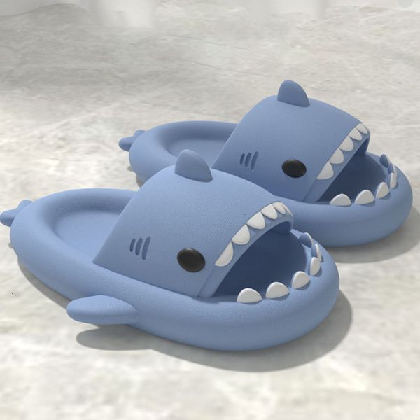 Women Flip Flops Shark Slippers Summer Shark Slides Men Outdoor Beach Sandals Couple Shoe Non-Slip Slippers Indoor House Shoes54877