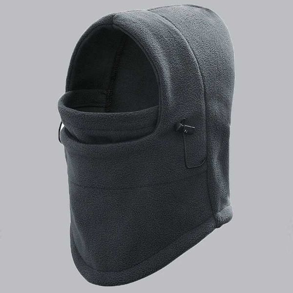 Men Women Hat Hooded Neck Warmer Hiking Scarves Outdoor Cycling Mask Ski Windproof Fece Hood CS Mask Thickened Protective WarmXJ241231