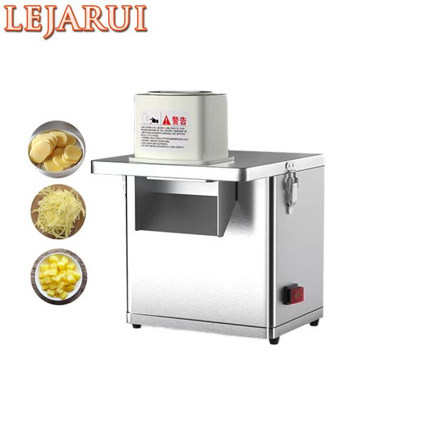 220V Electric Potato Slicer Machine Stainless Steel Wolf Tooth Potato Chips Maker Machine 10Mm 8Mm Wavy Potato Sticks Machine