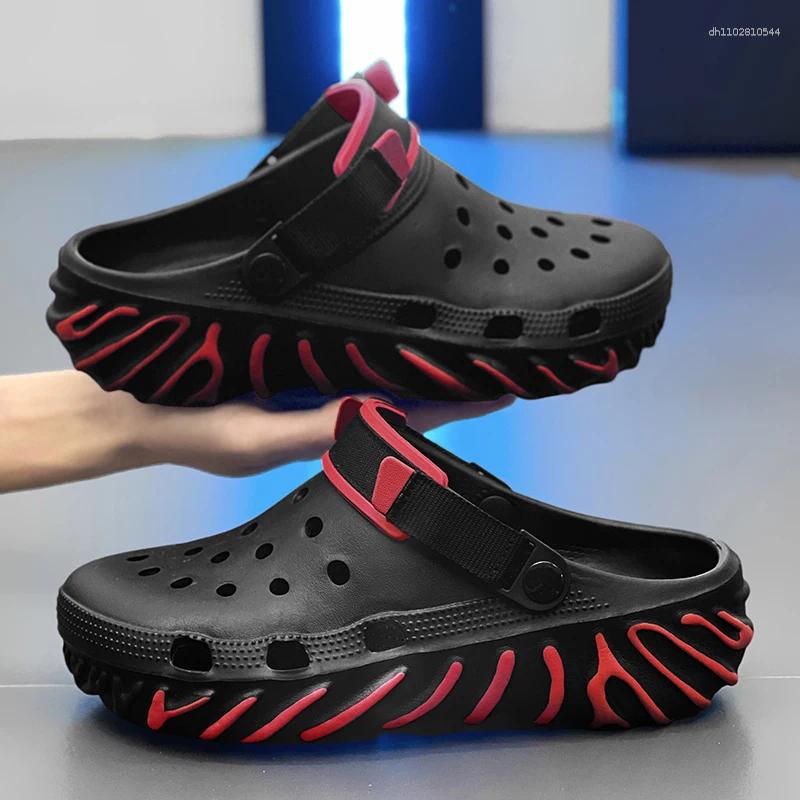 Slippers 2025 Men&#039;s Summer Sandals Leisure Sports Outside Wear Driving Two Seaside Beach