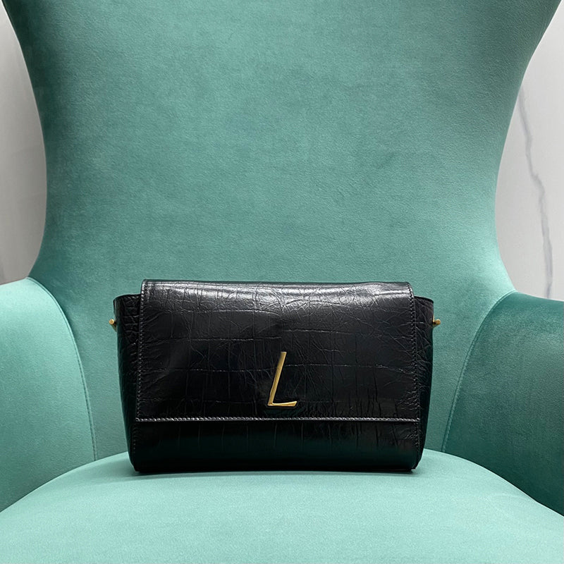 Crossbody bags Designer Shoulder bag Luxury Chain bag Fashion SMALL REVERSIBLE BAG IN Alligator Bags 10A Mirror 1:1 quality Genuine Leather 22CM Wit