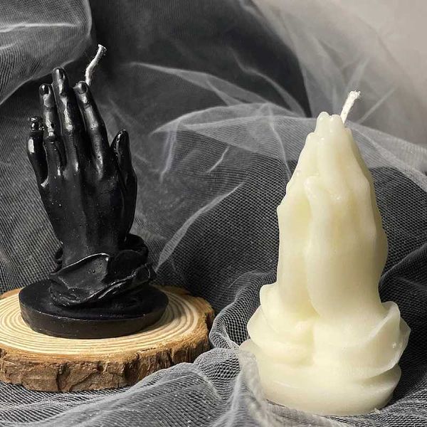 Creative Gesture Shaped Candles Home Desktop Decoration Scented Candles Funny Decor Ornaments Birthday Gifts Photos Props W240813