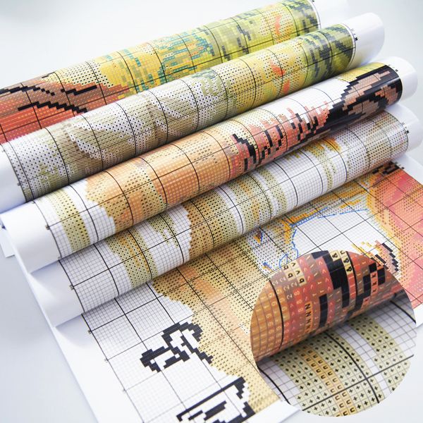 Horse Sled Scenery Counted Cross Stitch Set 11CT 14CT Stamped DIY Handmade Chinese DMC Cross-stitch Kit Embroidery Needlework