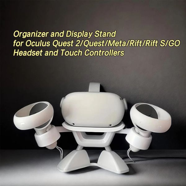 VR AR Devices Organizer and Display Stand for Oculus Quest 2 Quest Meta Rift Rift S GO Headset Touch Controllers 231216