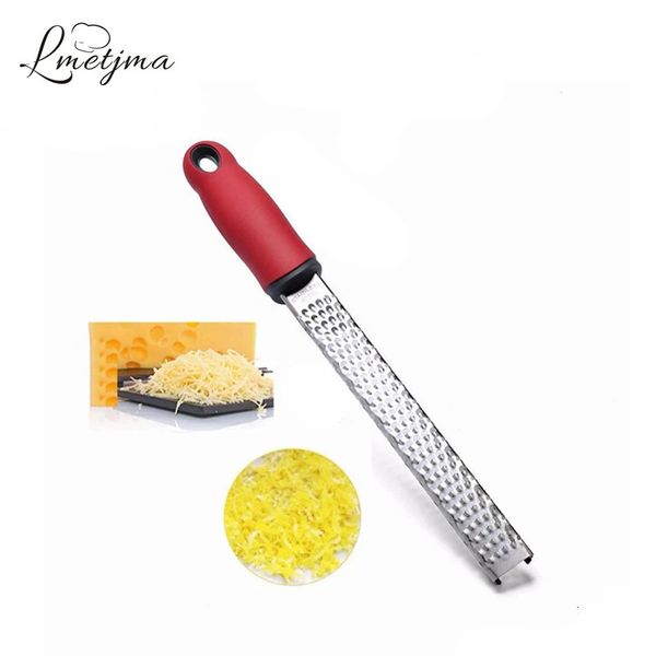 LMETJMA Cheese Grater Lemon Zester Ginger with Micro Blade and Protective Cover Handheld Kitchen Tools K0095 241127