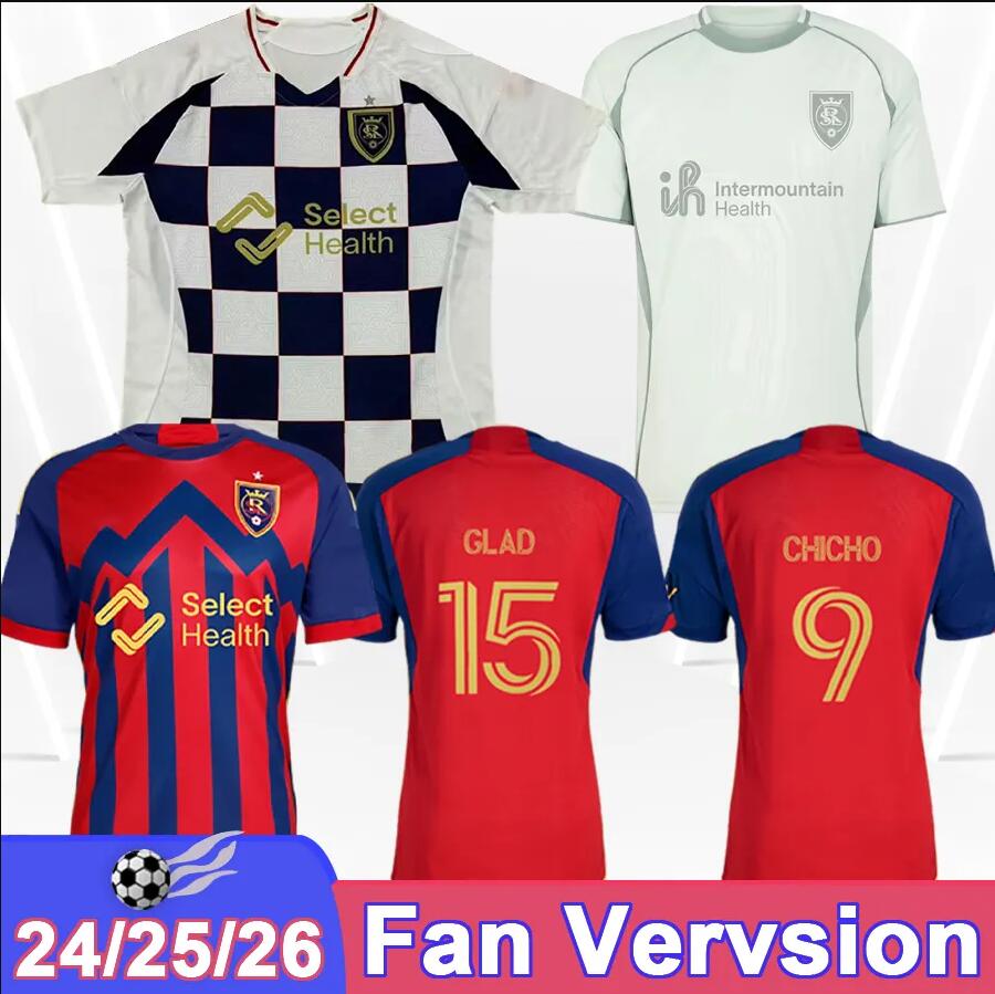 24 25 26 Real GOZO KEITEL Mens Soccer Jerseys Salt OJEDA BELL RUIZ LUNA MACMATH ENELI GLAD Lake Home Away Training Wear Football Shirt Adult Uniform