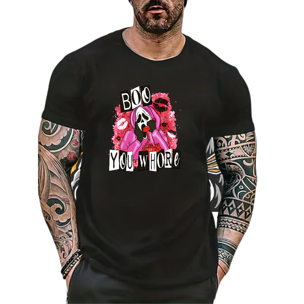 Classic Men T Shirts Crew Neck Cotton Beach Tshirt for Man Woman Custom Cartoon DIY Customized Wear