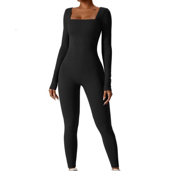 Painel personalizado de novas mulheres de manga longa One Piece Sports Yoga Fiess Suit