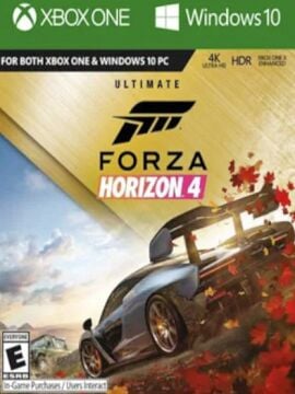 Forza Horizon 4 Ultimate Edition Europe XBOX One-Series X|S-Windows 10 CD Key
