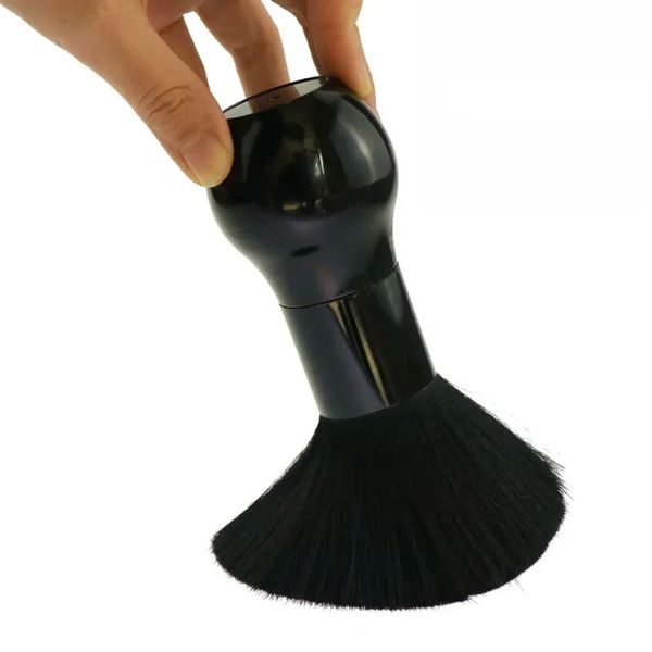 Soft Neck Face Duster Beard Brushes Black Hair Cleaning Hairbrush Salon Cutting Hairdressing Styg Tools Barber Accessories