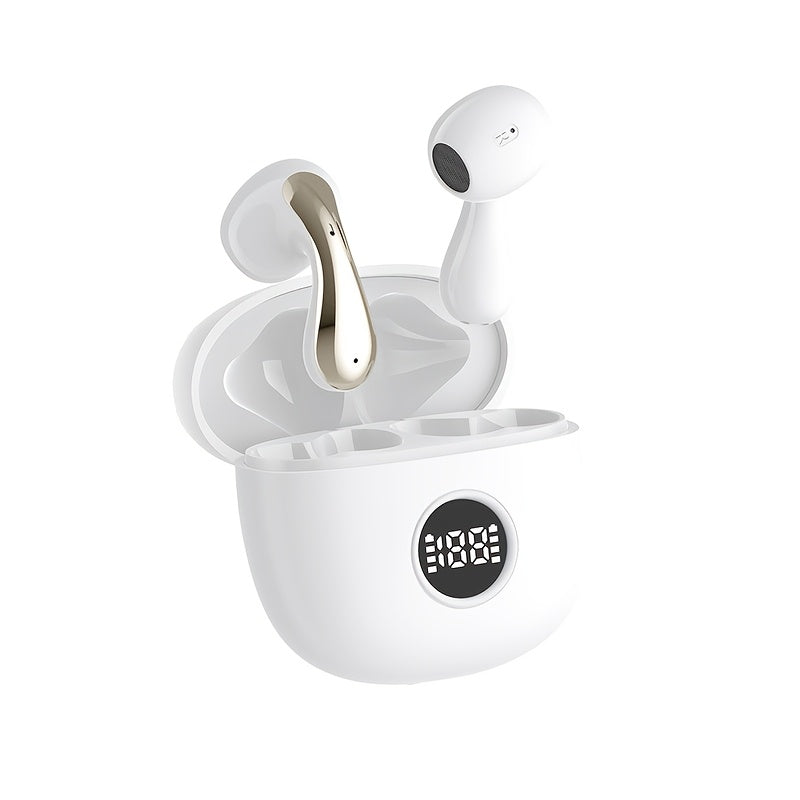 TEMU Wireless Earbuds, Hi Fi Stereo, Display Charging Case, Stereo Headphones, Clear Communication Headphones, Suitable For Sports And Exercise