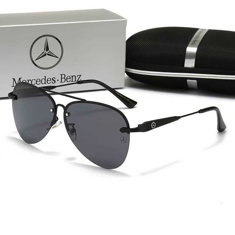 Designer Mercedes-Benz cool sunglasses luxury New Mercedes Benz Men&#039;s Sunglasses Frameless Polarized Driving Toad Mirror High Definition Fishin
