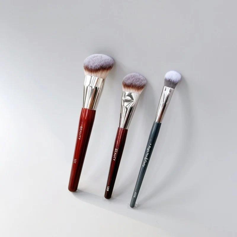 BKBEAUTY Makeup Brushes Set A506 109 101 Concealer Contoured Foundation Mini Foundation Brushes Essential Makeup Brush Kit
