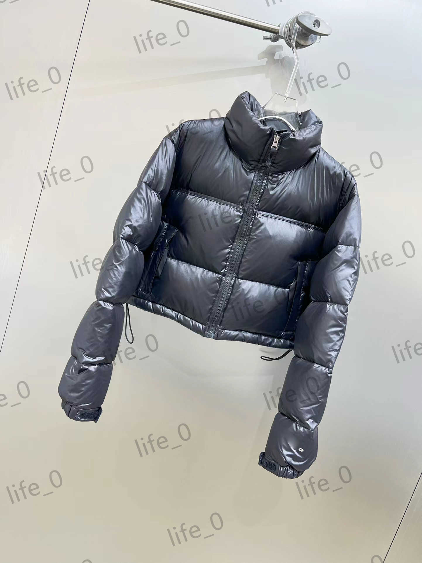 Brand Down Jackets Profile Short Puffer Coat Tops Letter Logo Embroidery Stand Collar Winter Coats Casual Joker Warm Fashion Womens Jacket