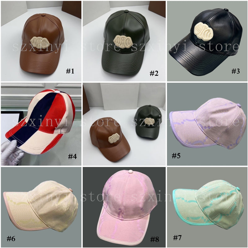 Multiple Brands Fashion Visors Classic Baseball Caps for Outdoor Sports Snapback Solid Cap