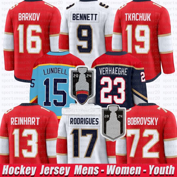 16 Aleksander Barkov floridas hockey jersey panthers jersey Matthew Tkachuk Sam Reinhart Sam Bennett Gustav Forsling Carter Verhaeghe Sergei