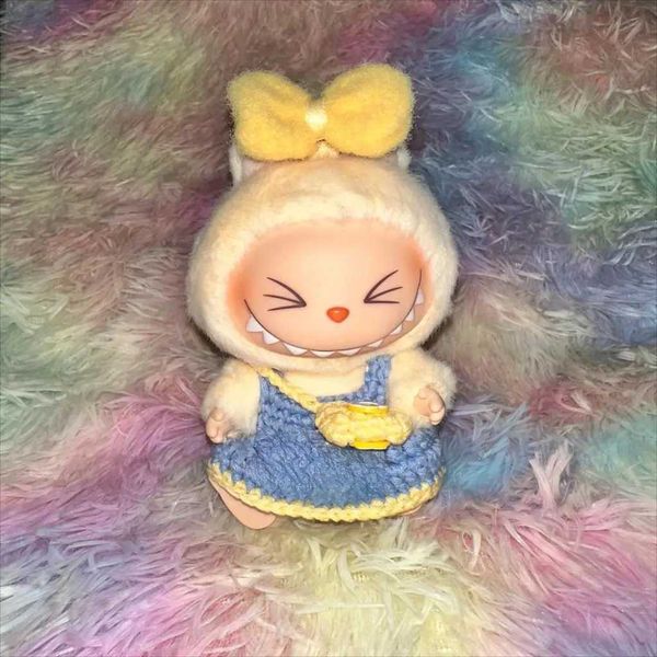 2025 Doll Accessories For 17cm Liila Lucky cat for Labubu baby macaron cute clothes Match Hoodies Dolls Accessories Cute Decoration Little C