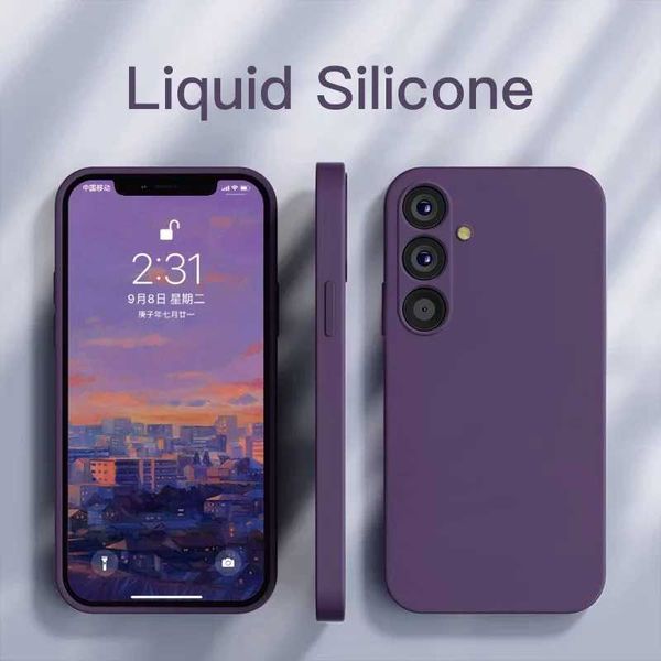 Suitable for A55 A54 5G phone cases liquid silicone phone cases Galaxy A55 A54 A55 5G S24 Ultra Plus back soft cover M241209
