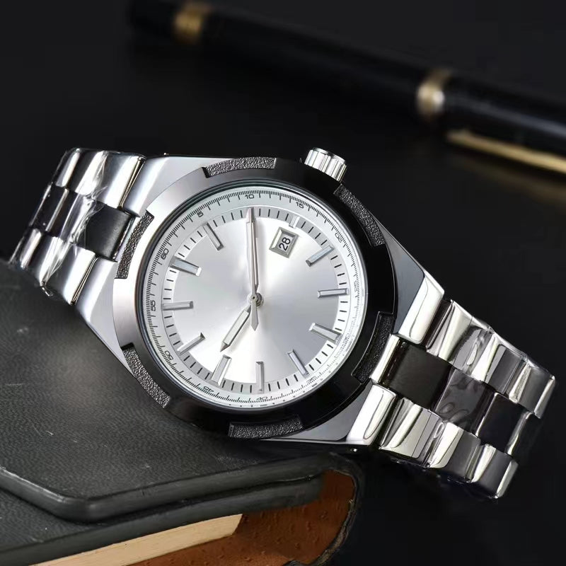 High quality mens women V C OVERSEAS watches quartz Automatic movement watch dial work wristwatches strap stainless steel case clock montre de luxe