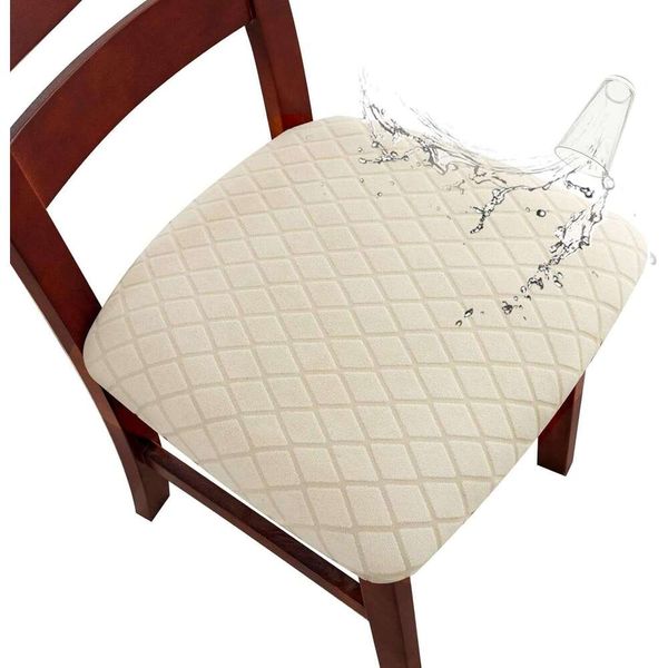 Genina Waterproof for Dining Chairs Stretch Covers Removable Washable Dinning Room Kitchen Chair Seat Cushion Slipcovers wholesale