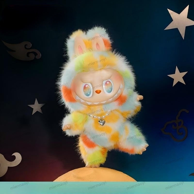 2025 New THE MONSTERS - Exciting Macaron Vinyl Plush Blind Box Toys Kawaii Action Figure Room Decor Mystery Box Toy Gift