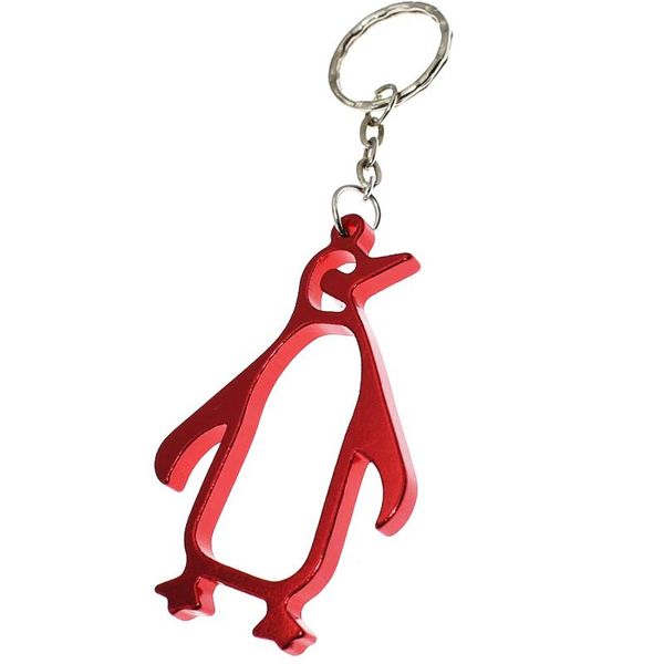Creative penguins beer bottle opener Aluminum alloy animal bottle opener with key chain Lovely portable bottle opener dh9752