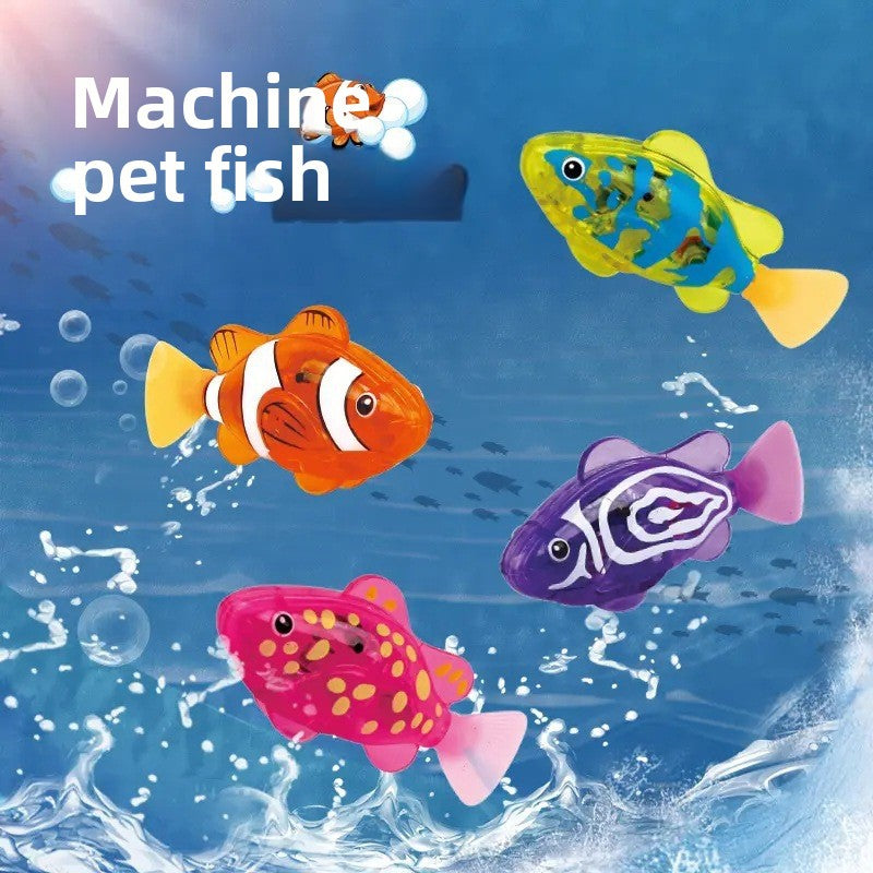 Children&#039;s Sensor Glowing Swing Electronic Fish; Electric Fish Swimming Electronic Pet Fish; Simulation Miraculous Machine Sensor Fish; Playful