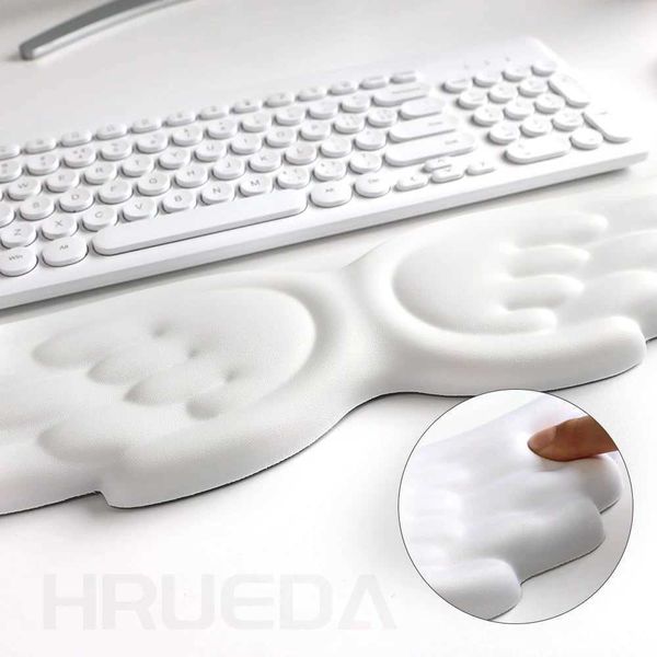 Mechanical keyboard mouse wrist rest Cputer keyboard laptop angel wing memory foam mouse pad wrist port Y241121