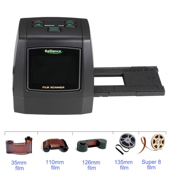 2.4in LCD 14MP 22MP 135mm Film Photo Scanners Color Negative Film Scanner Slide Viewer Scanner Digital Film Converter