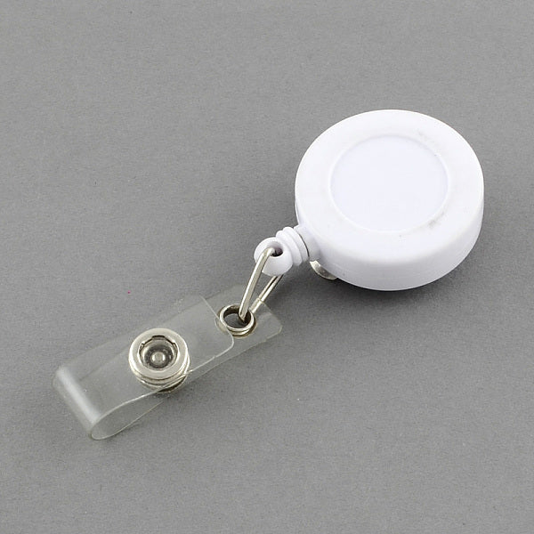 Plastic Clip-On Retractable Badge Holders