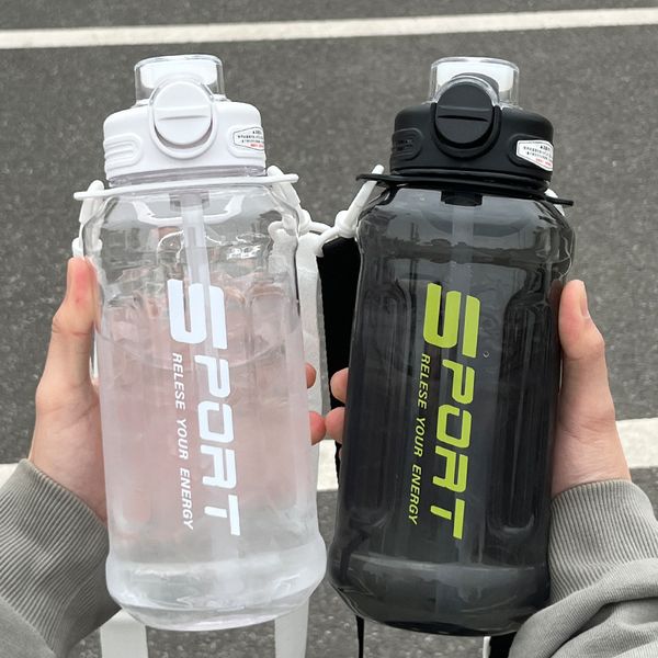 water bottle Water Bottles 1300ML Large Capacity Bottle Gym Fitness Drinking Outdoor Camping Climbing Hiking Sports Shaker 230711 H241125