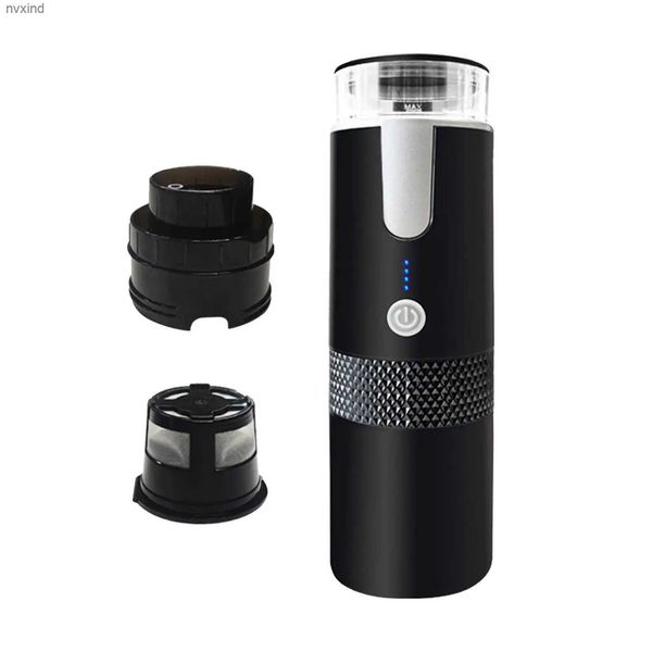 Coffee Makers Household fully automatic coffee capsule machine 1200mAh mini USB electric coffee machine y240930