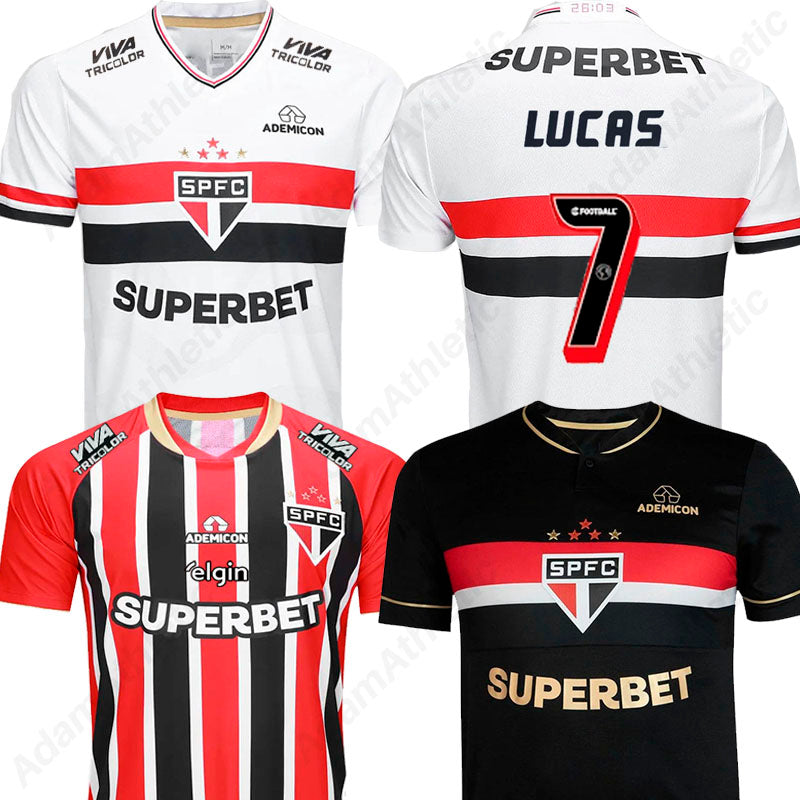 Sao Paulo jerseys 25 26 LUCAS LUCIANO CALLERI Sao Paulo football shirts 2025 2026 PABLO MAIA WENDELL soccer jersey
