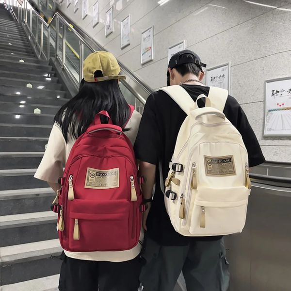 Fashion Large Capacity School Backpack Waterproof Nylon Computer Shoulder Bags Backpacks 240919