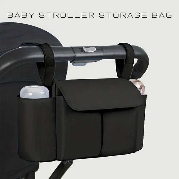Stroller Organizer Bags Mummy Large Capacity Travel Hanging Bag Bottle Holder Pram Diaper Bags Baby Stroller AccessoriesC250122