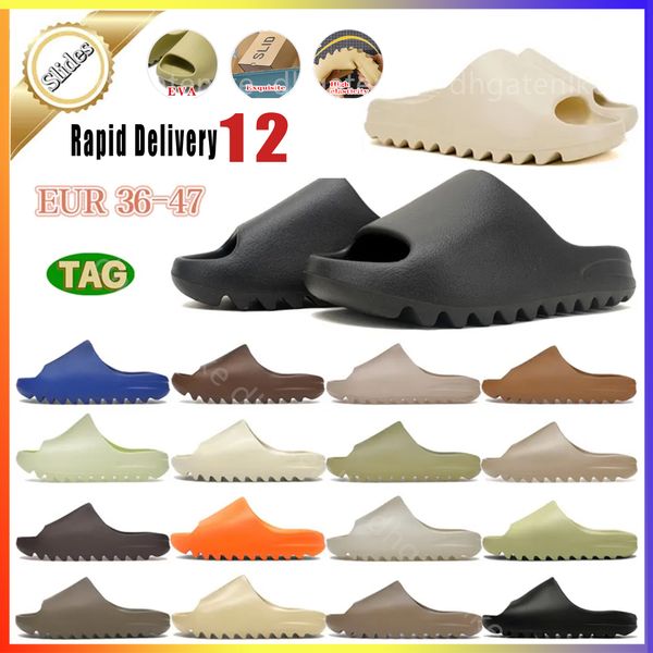 Sandals Slides Designer Slipper Men Women Slippers Core Earth Brown Bone Black Orange Soot Outdoor Fashion Slide Mens Womens Sandal