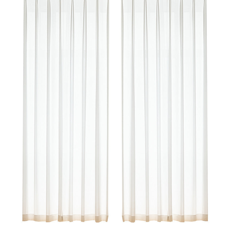 A774 phantom gauze curtain thickened window screen wholesale living room balcony bay window white gauze curtain light-transmitting and non-transpare