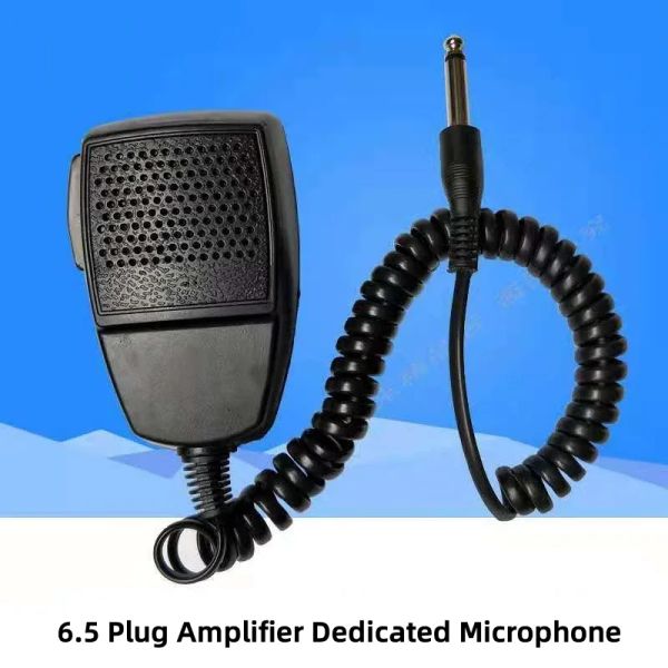 Car Loudspeaker Microphone Handheld for Bus Ship Marine Power Amplifier Dynamic Mic Hand Held Transmitter Shout 6.5mm 3.5mm Plug